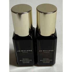 New Jo Malone London Hinoki & Cedarwood Cologne Set of 2 travel size 9ml/0.3oz
